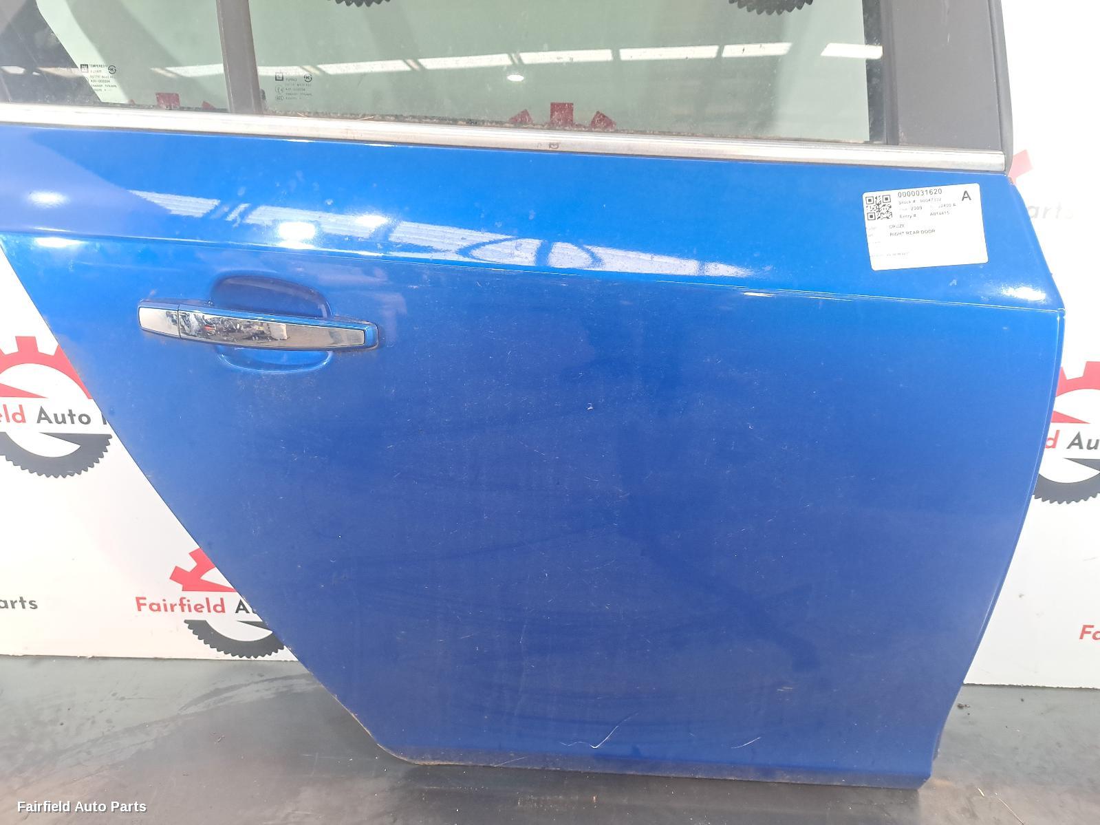 2009-2011 Holden Cruze Right Rear Door Sliding