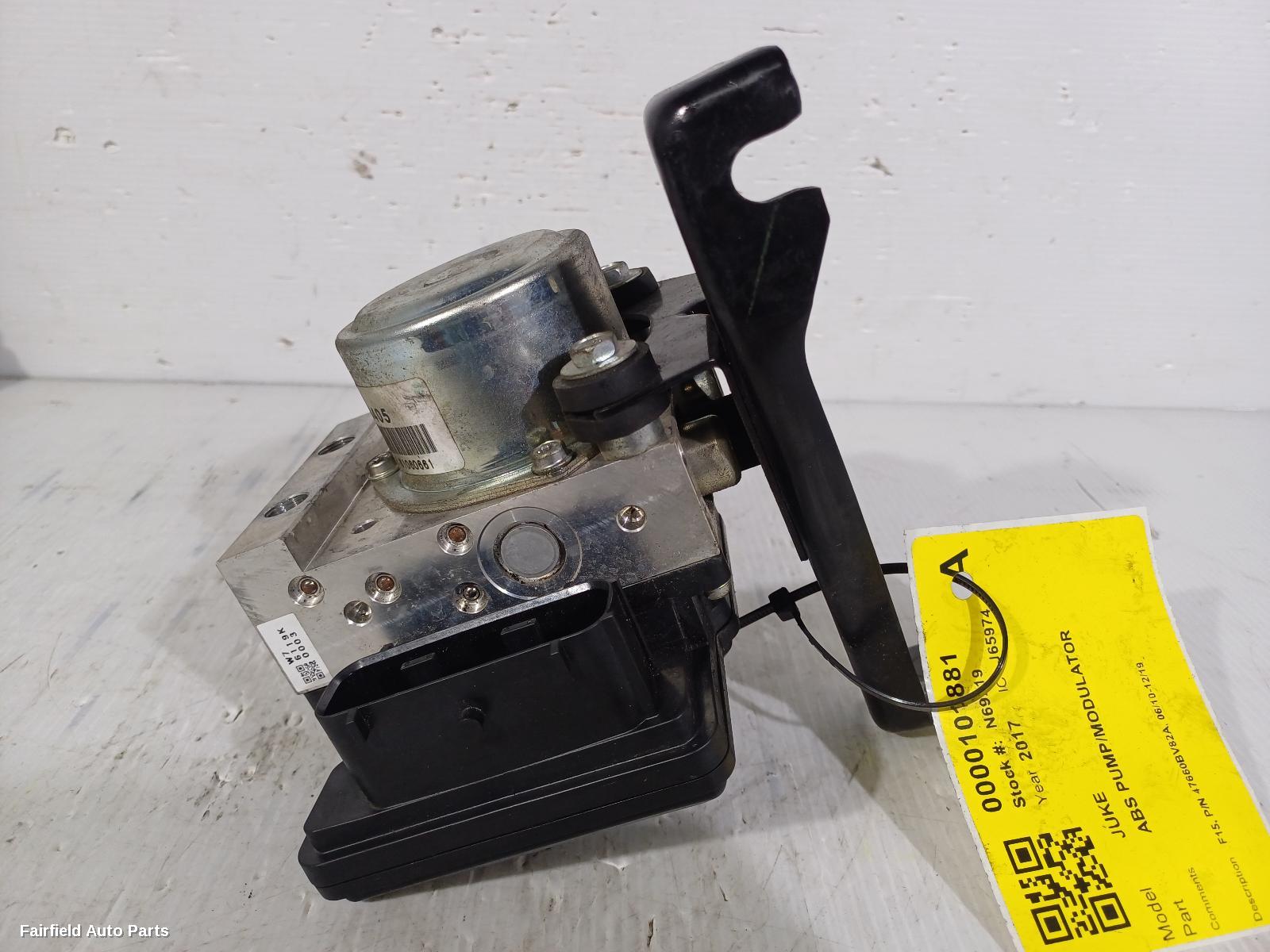 2010-2019 Nissan Juke Abs Pump Modulator