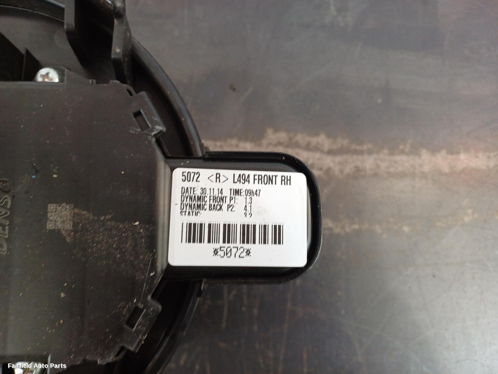 2013-2022 Land Rover Rangerover Sport Heater Fan Motor