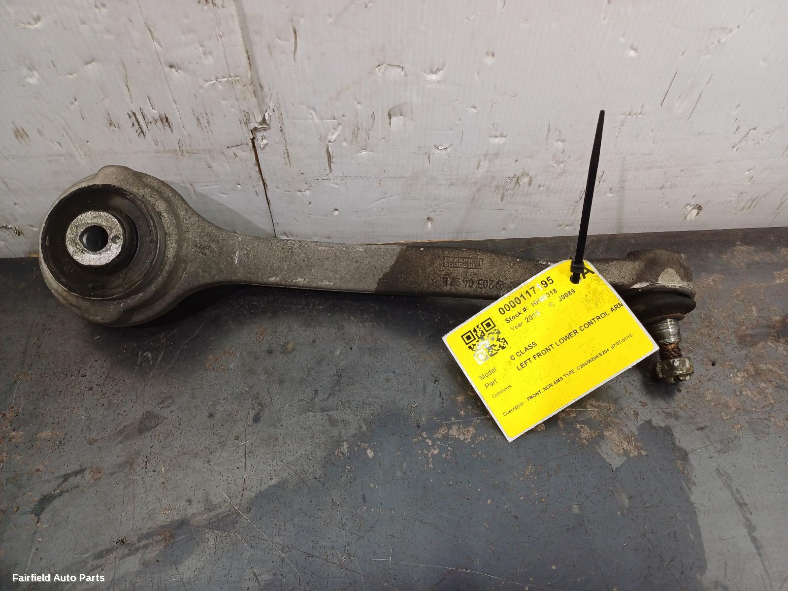 2007-2015 Mercedes C Class Left Front Lower Control Arm