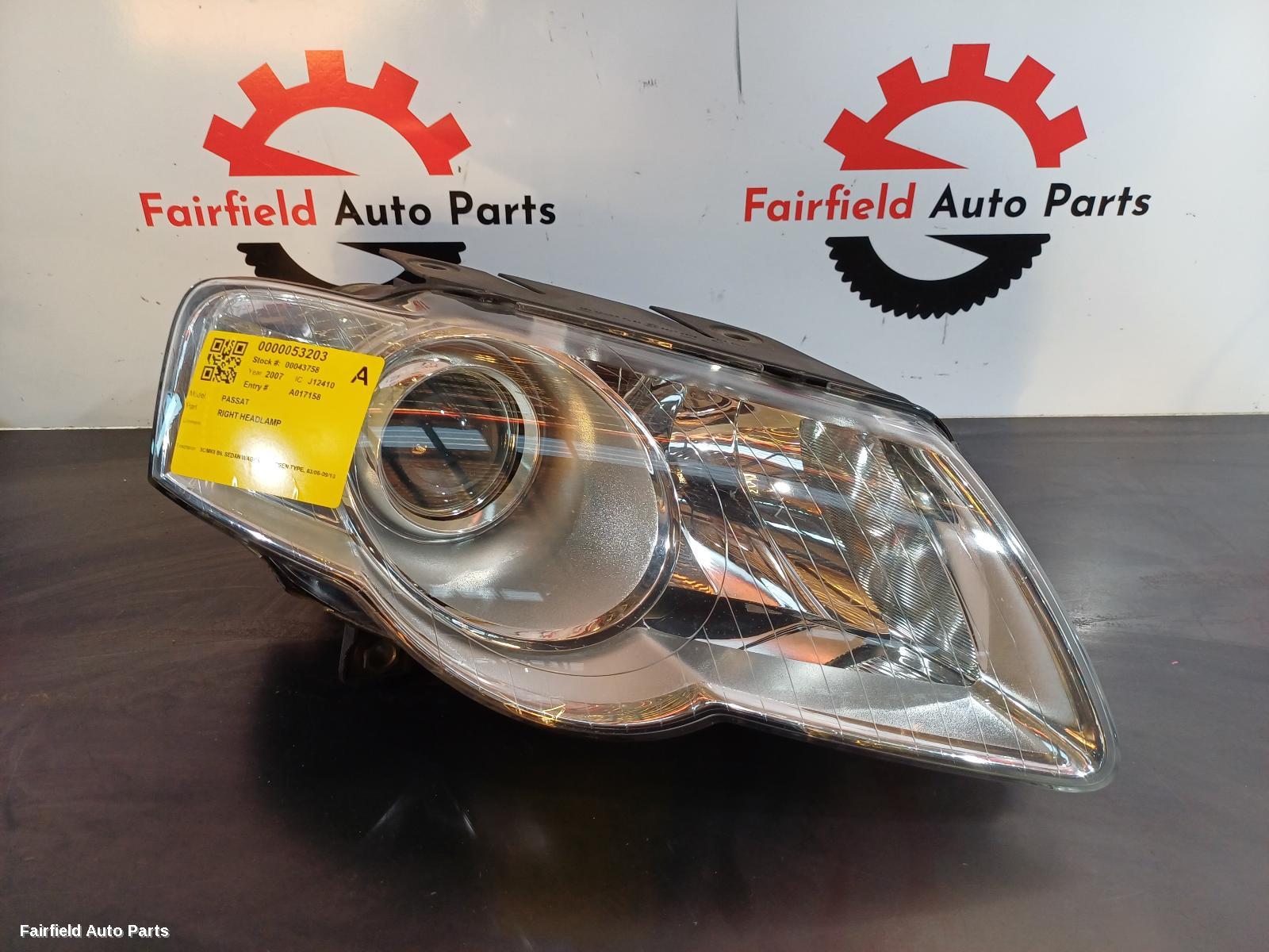 2006-2010 Volkswagen Passat Right Headlamp
