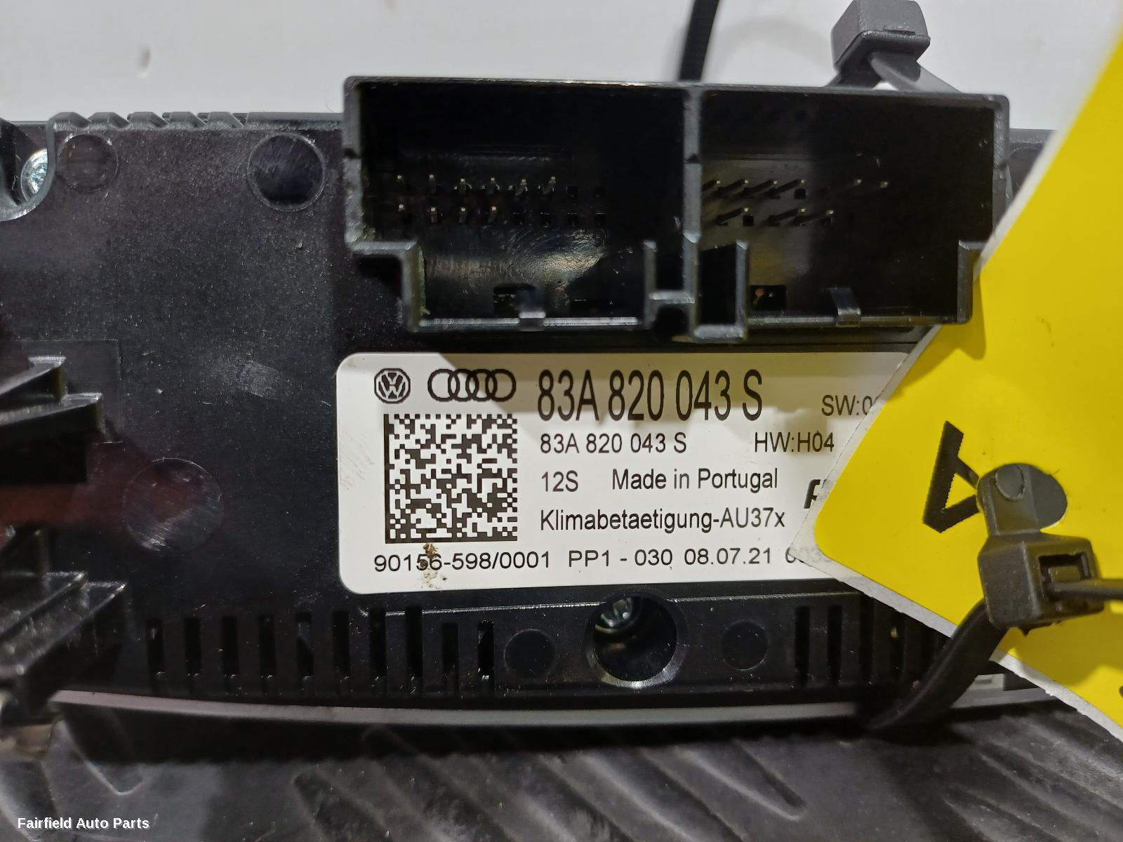 2019-2025 Audi Q3 Heater Ac Controls