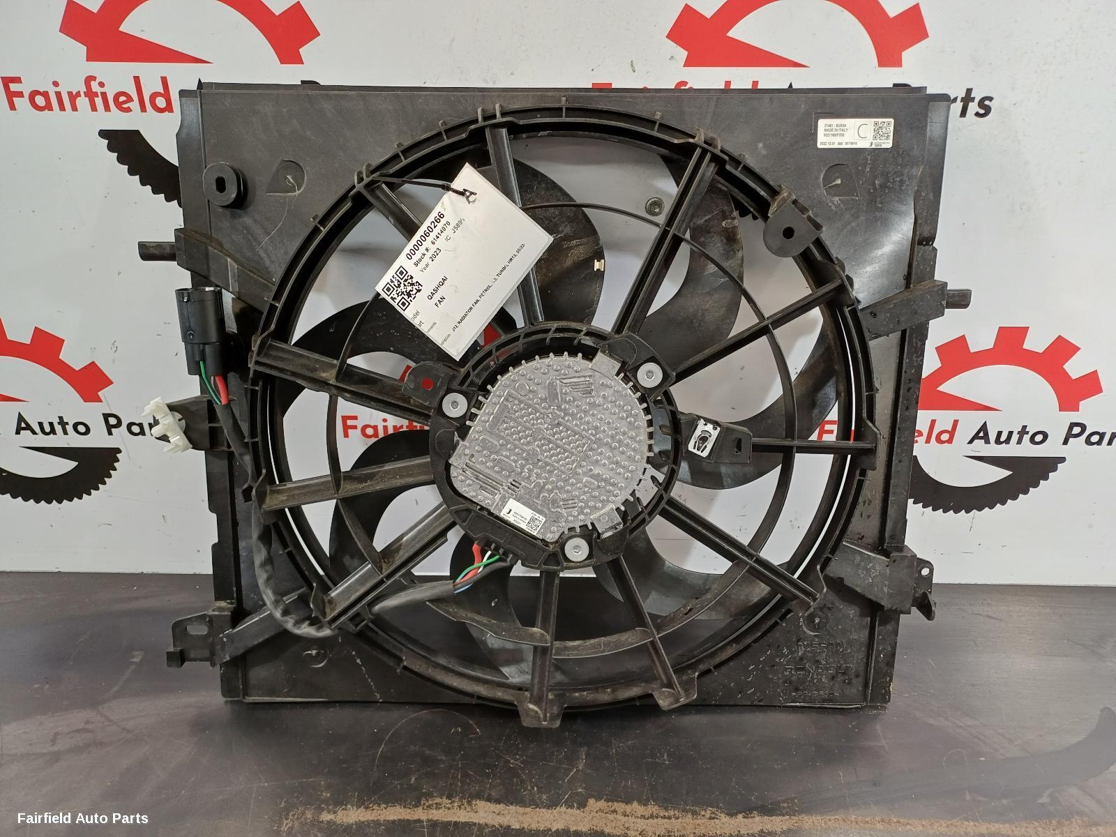 2022-2025 Nissan Qashqai Fan