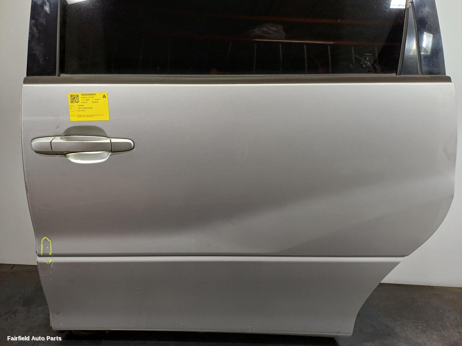 2000-2006 Toyota Estima Left Rear Door Sliding