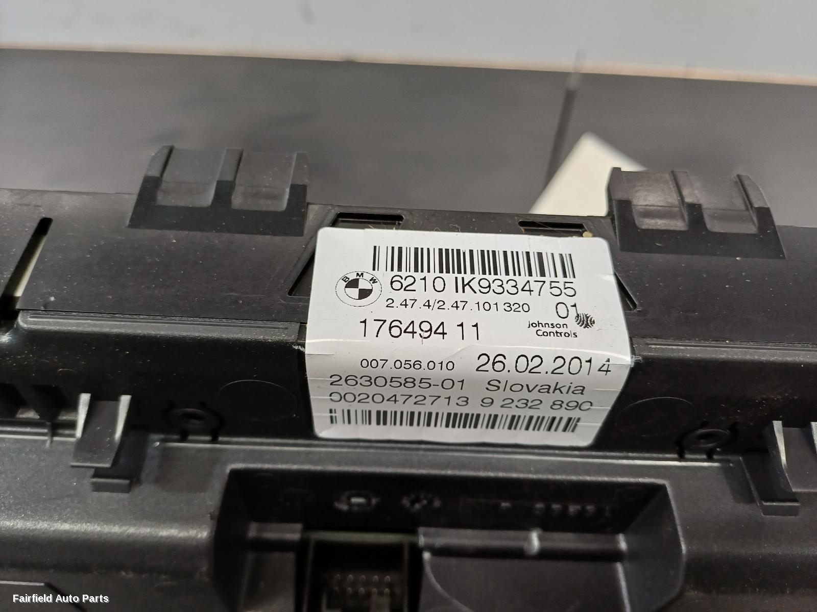 2010-2017 Bmw X3 Instrument Cluster
