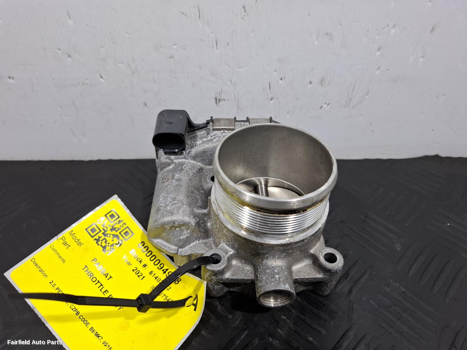 2016-2023 Volkswagen Passat Throttle Body