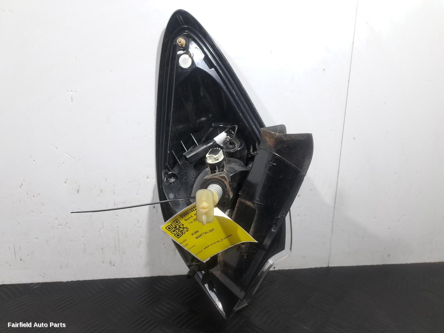 2020-2023 Ford Puma Right Taillight