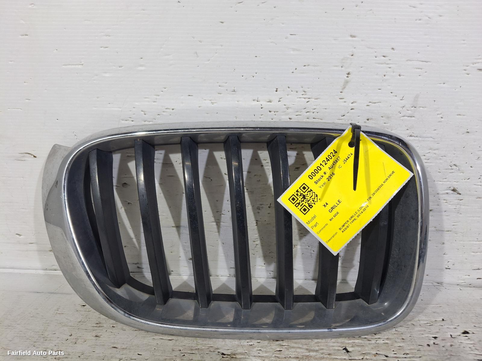 2014-2018 Bmw X4 Grille