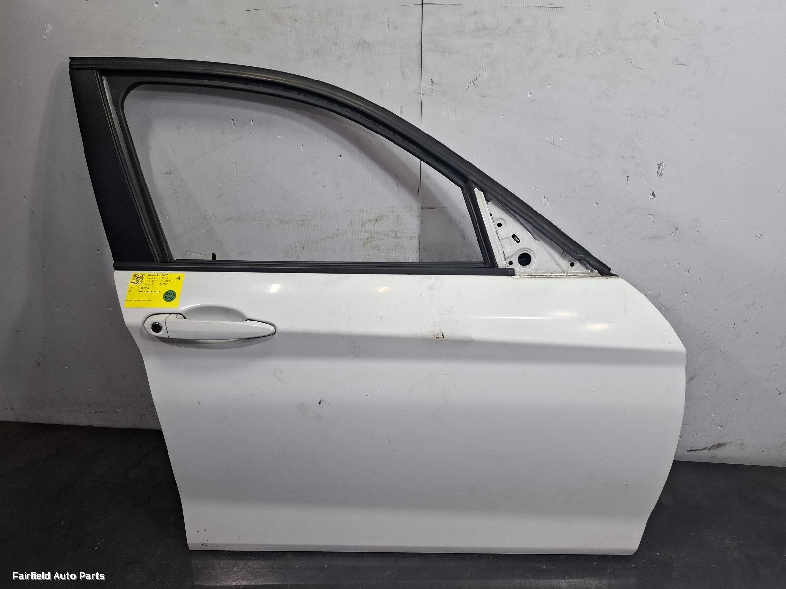 2011-2019 Bmw 1 Series Right Front Door