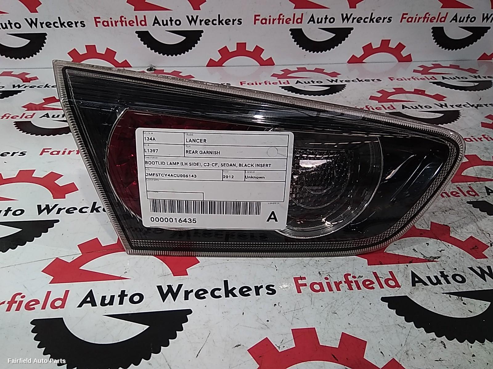 2007-2017 Mitsubishi Lancer Rear Garnish