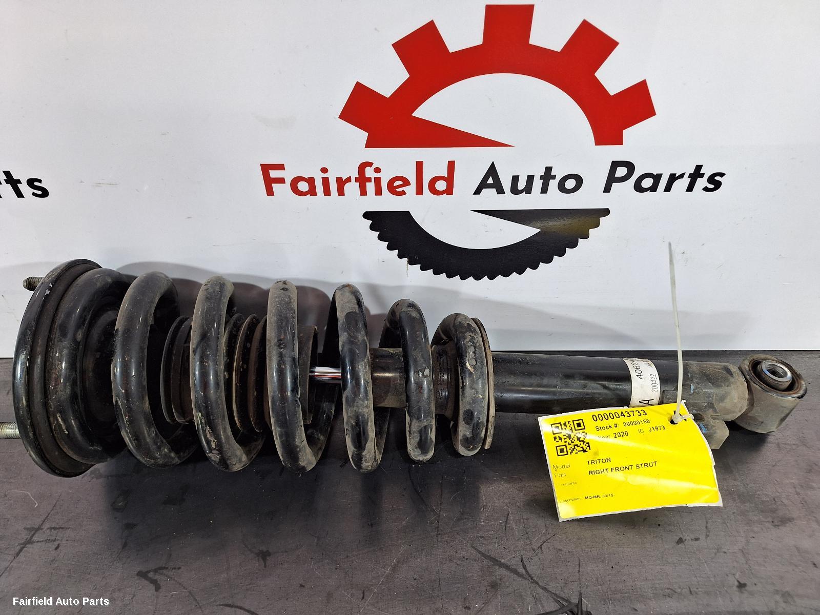 2015-2023 Mitsubishi Triton Right Front Strut