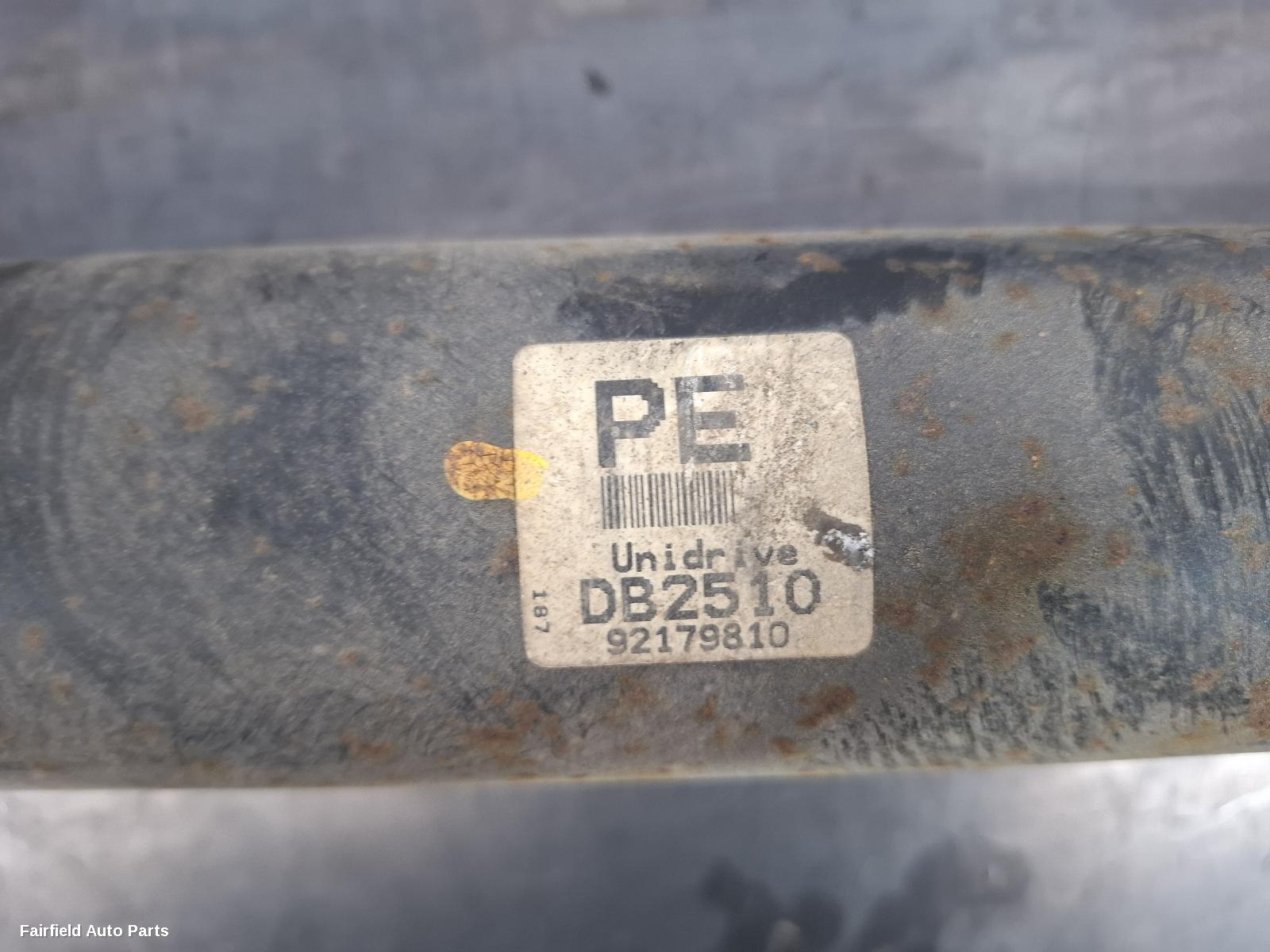 2008-2013 Holden Commodore Rear Drive Shaft