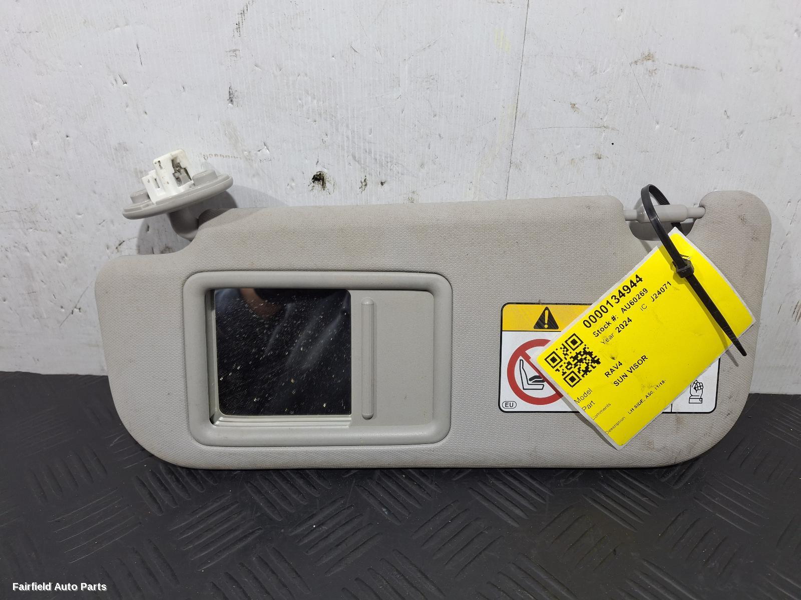 2018-2025 Toyota Rav4 Sunvisor