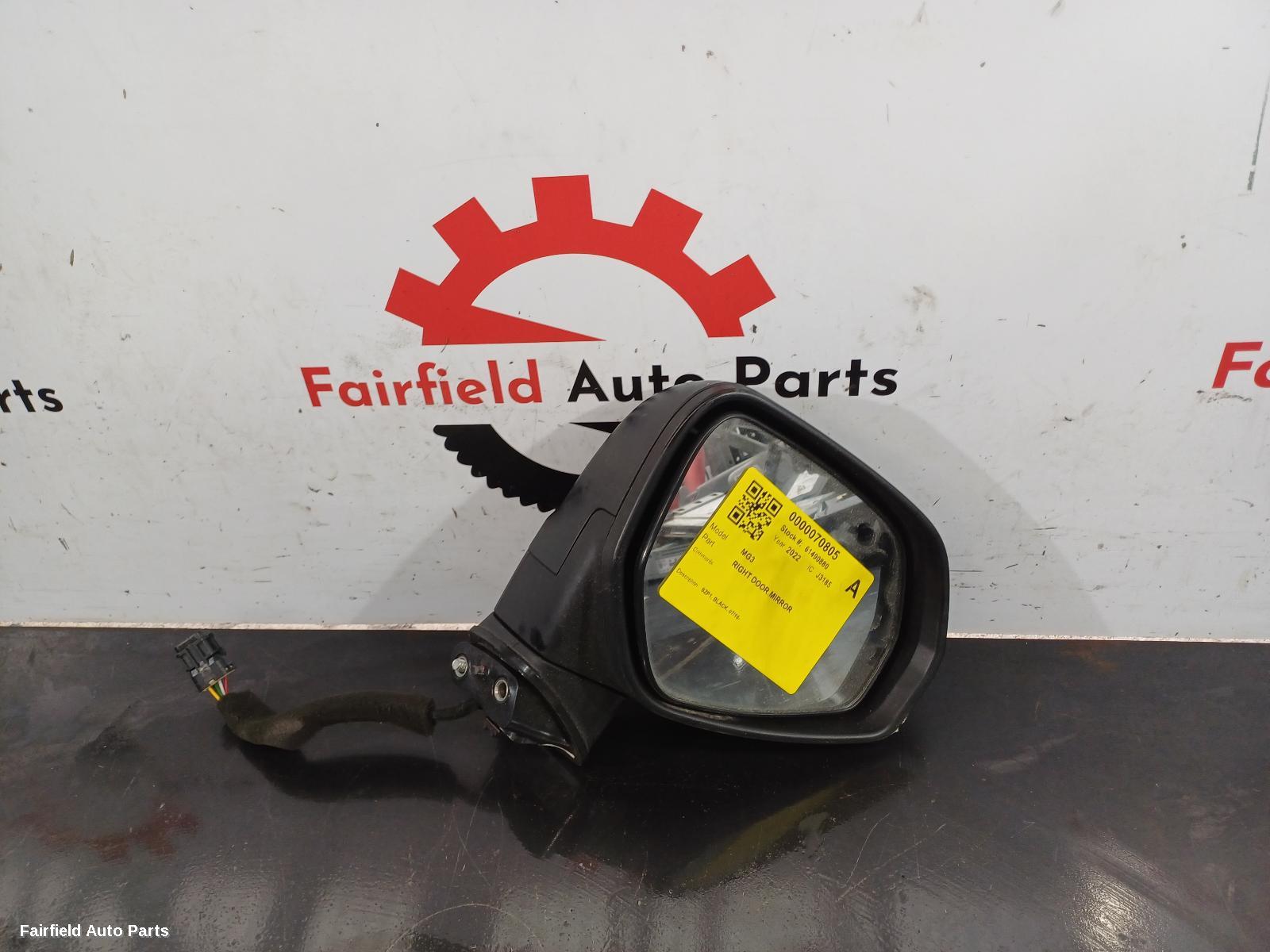 2016-2024 Mg Mg3 Right Door Mirror