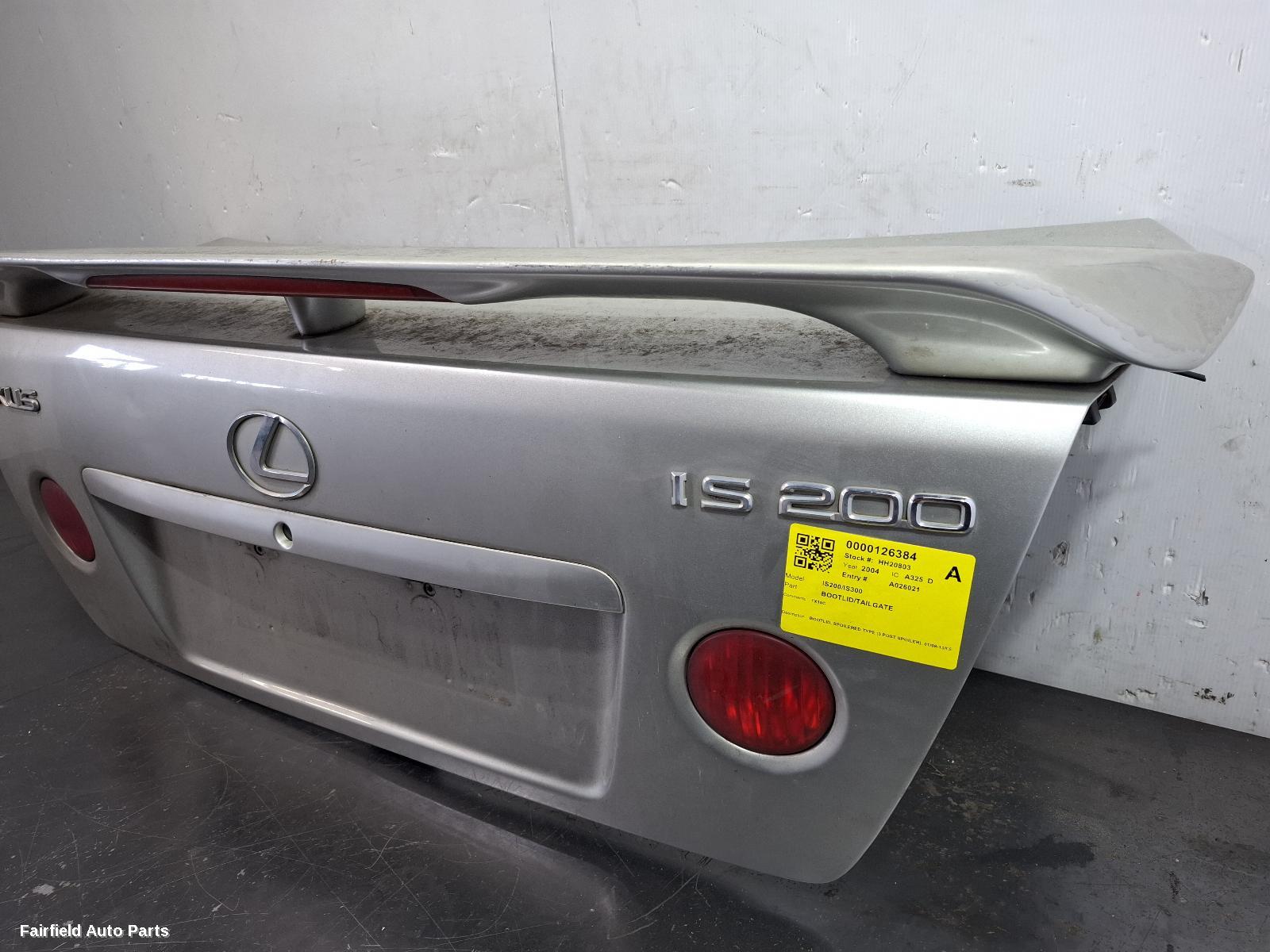 1998-2005 Lexus Is200/is300 Bootlid Tailgate