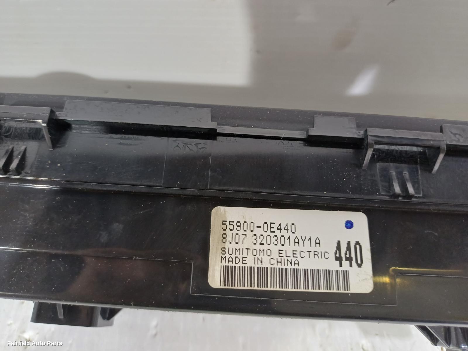 2013-2021 Toyota Kluger Heater Ac Controls