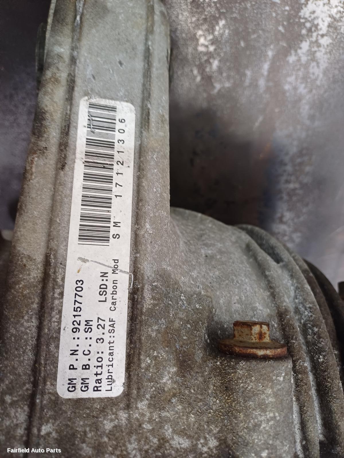 2006-2013 Holden Commodore Differential Centre