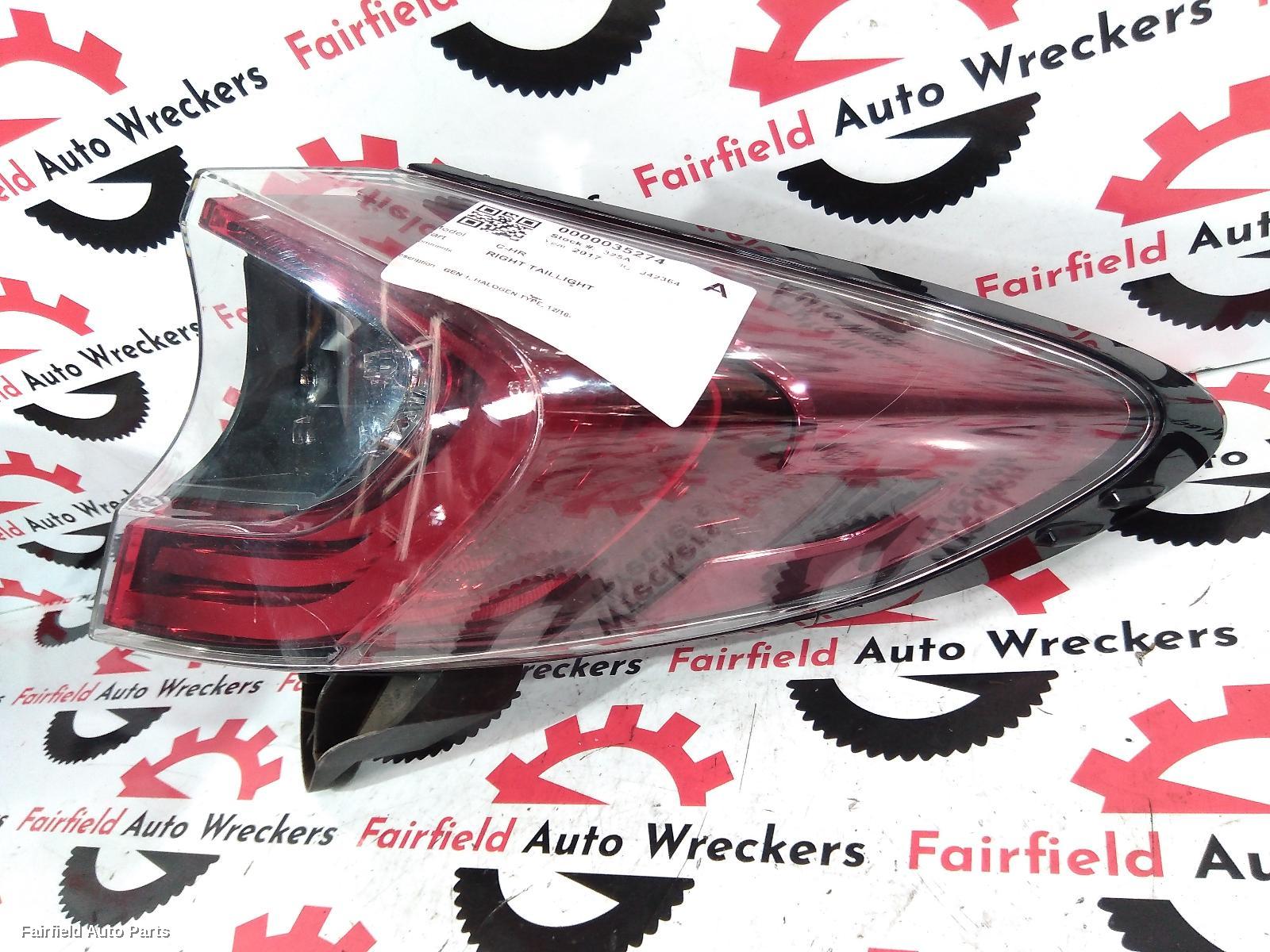 2016-2023 Toyota C-hr Right Taillight