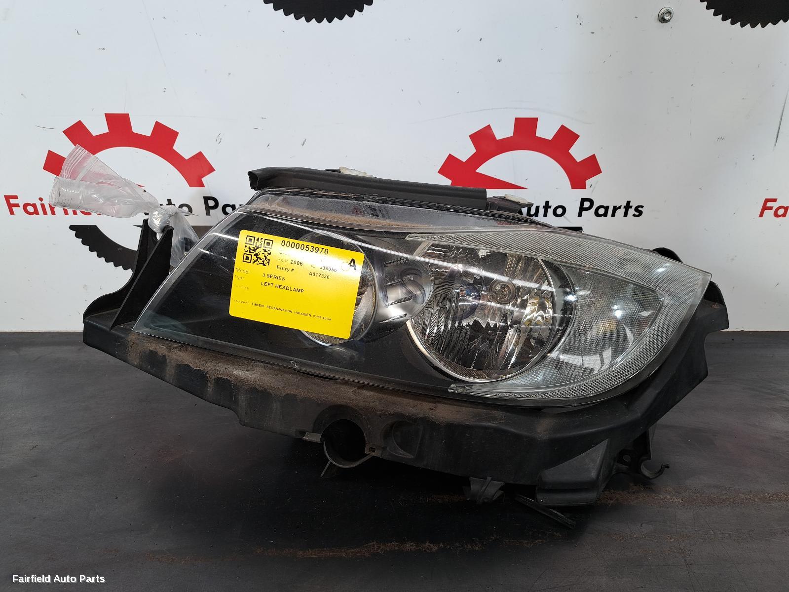 2005-2008 Bmw 3 Series Left Headlamp