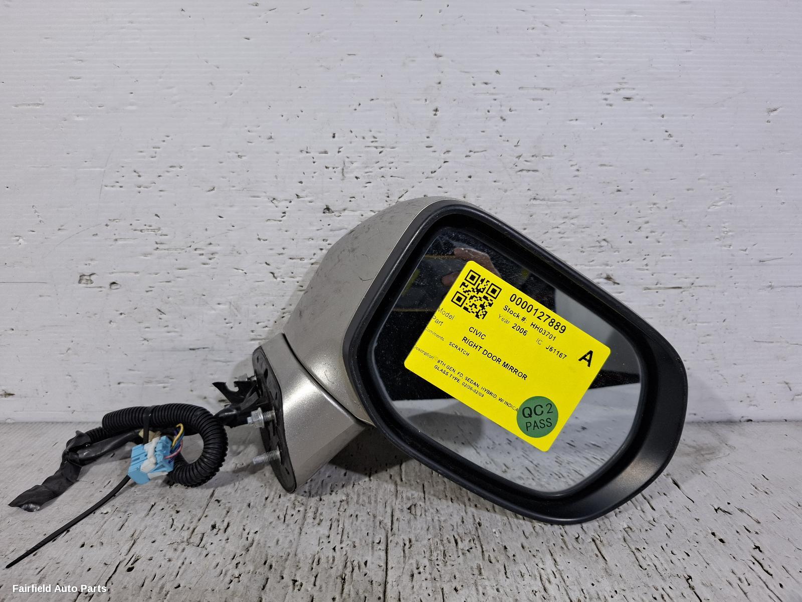 2006-2009 Honda Civic Right Door Mirror