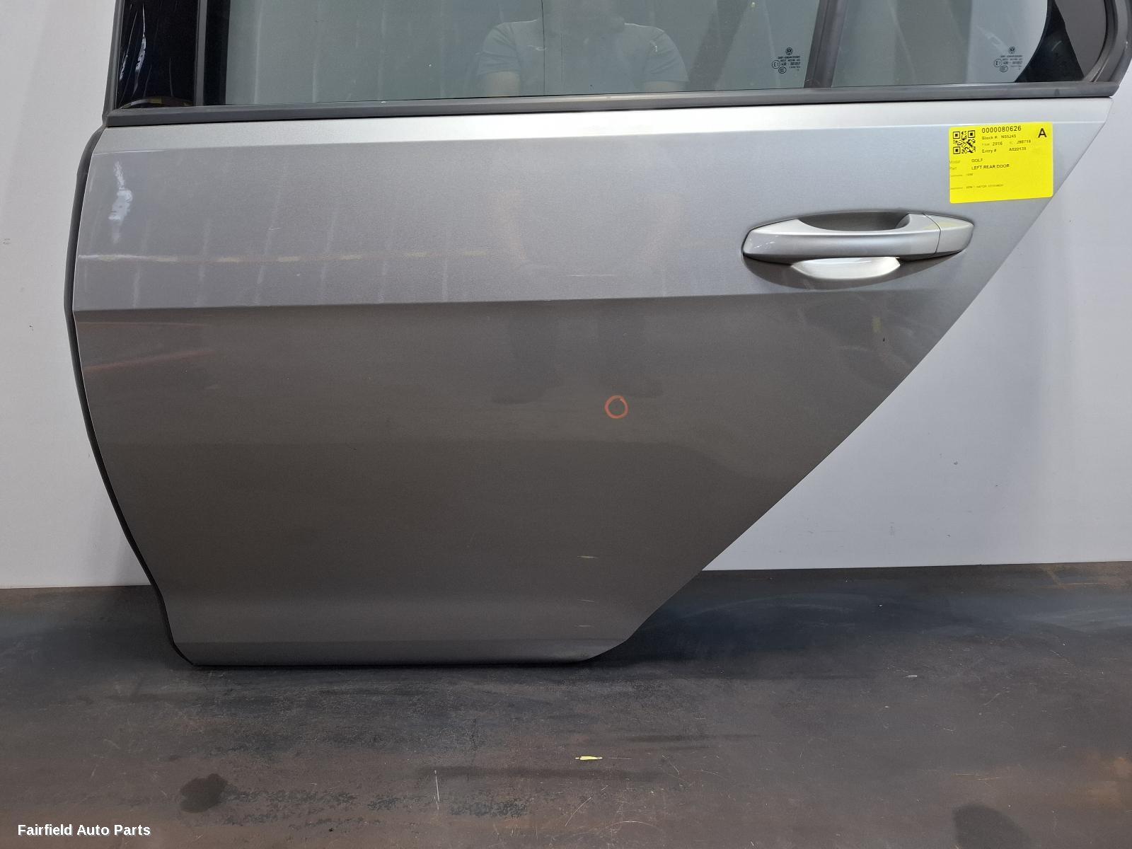 2012-2020 Volkswagen Golf Left Rear Door Sliding