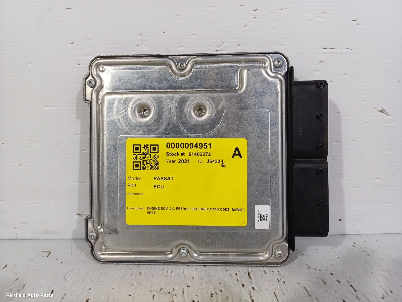 2016-2023 Volkswagen Passat Ecu