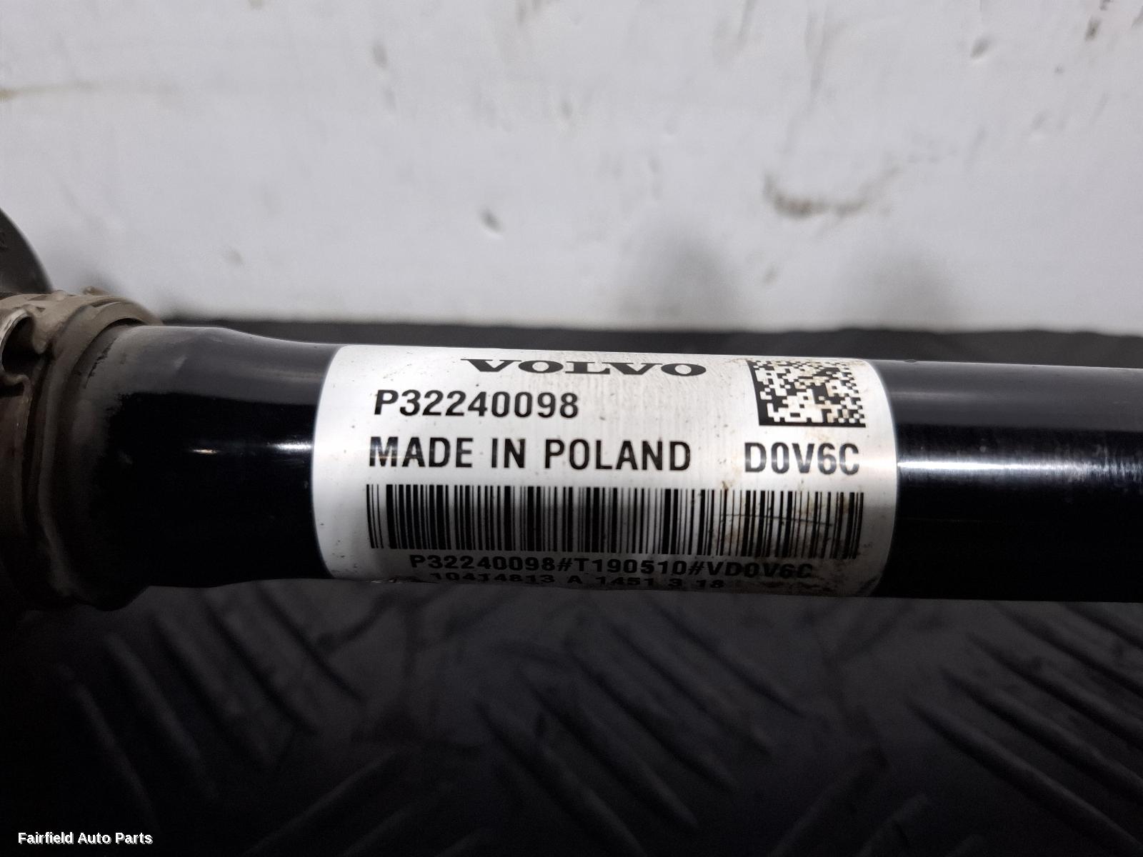 2018-2025 Volvo Xc40 Left Driveshaft