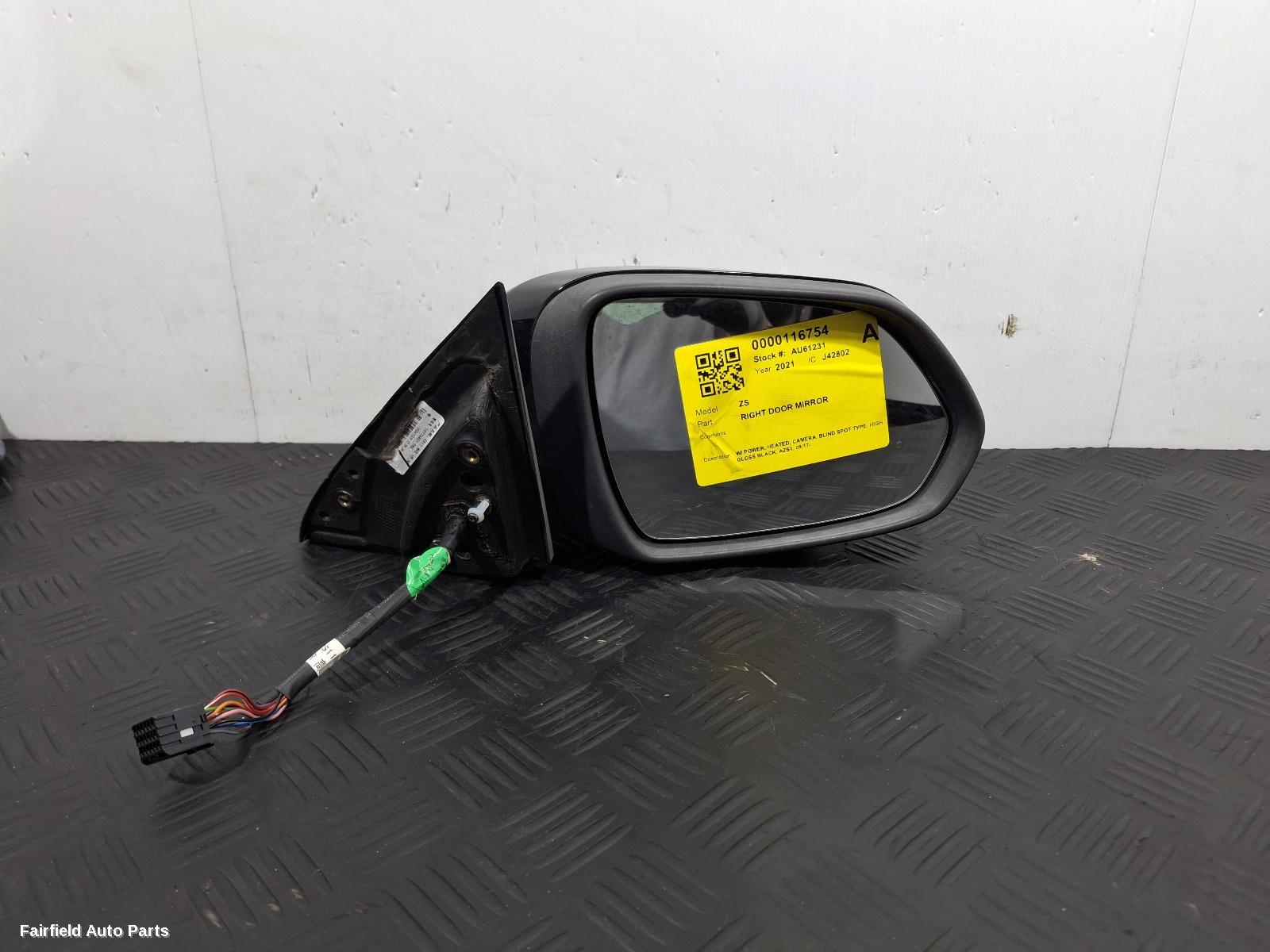 2017-2024 Mg Zs Right Door Mirror