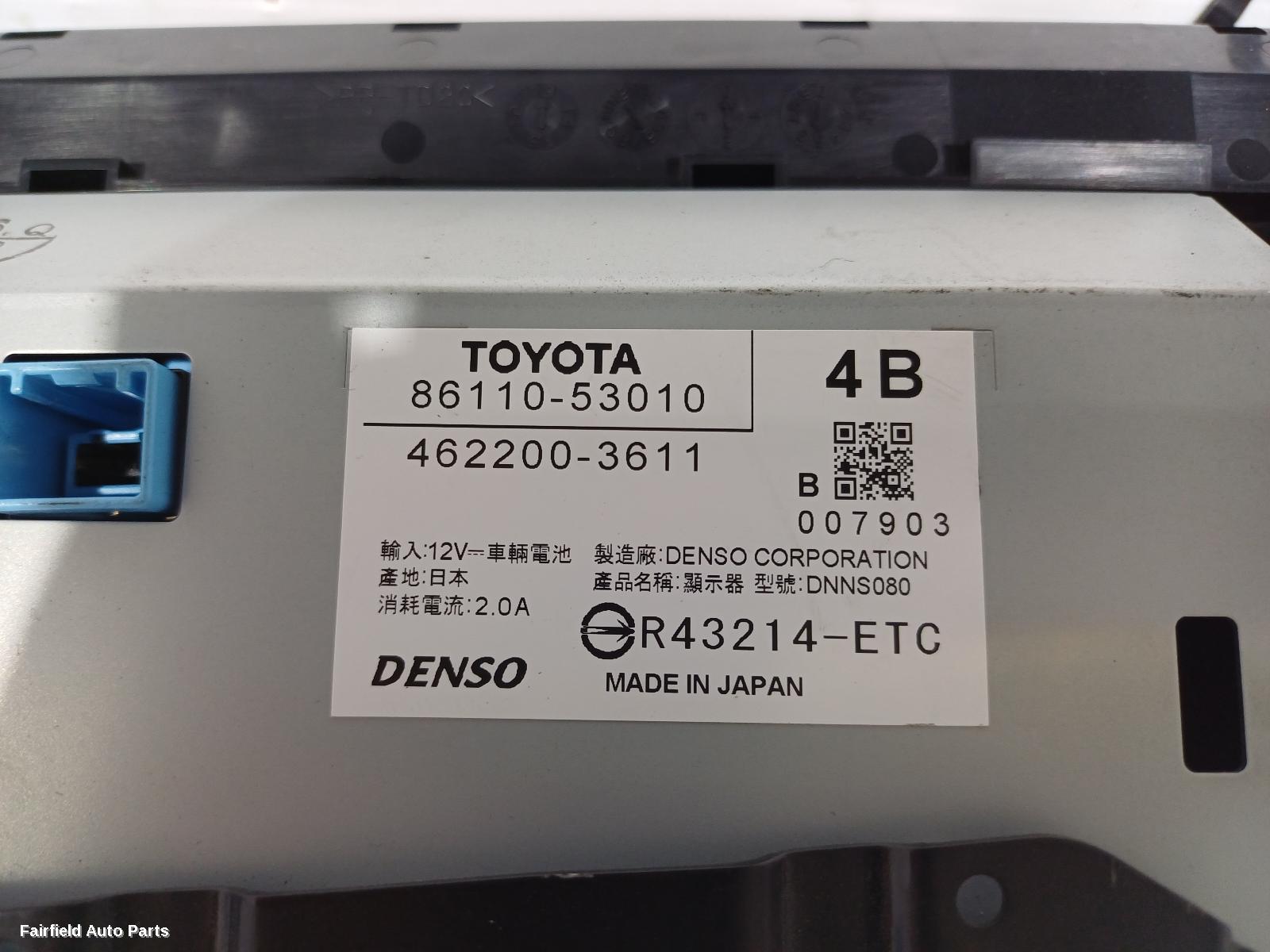 2013-2016 Lexus Is Series Radio Cd Dvd Sat Tv