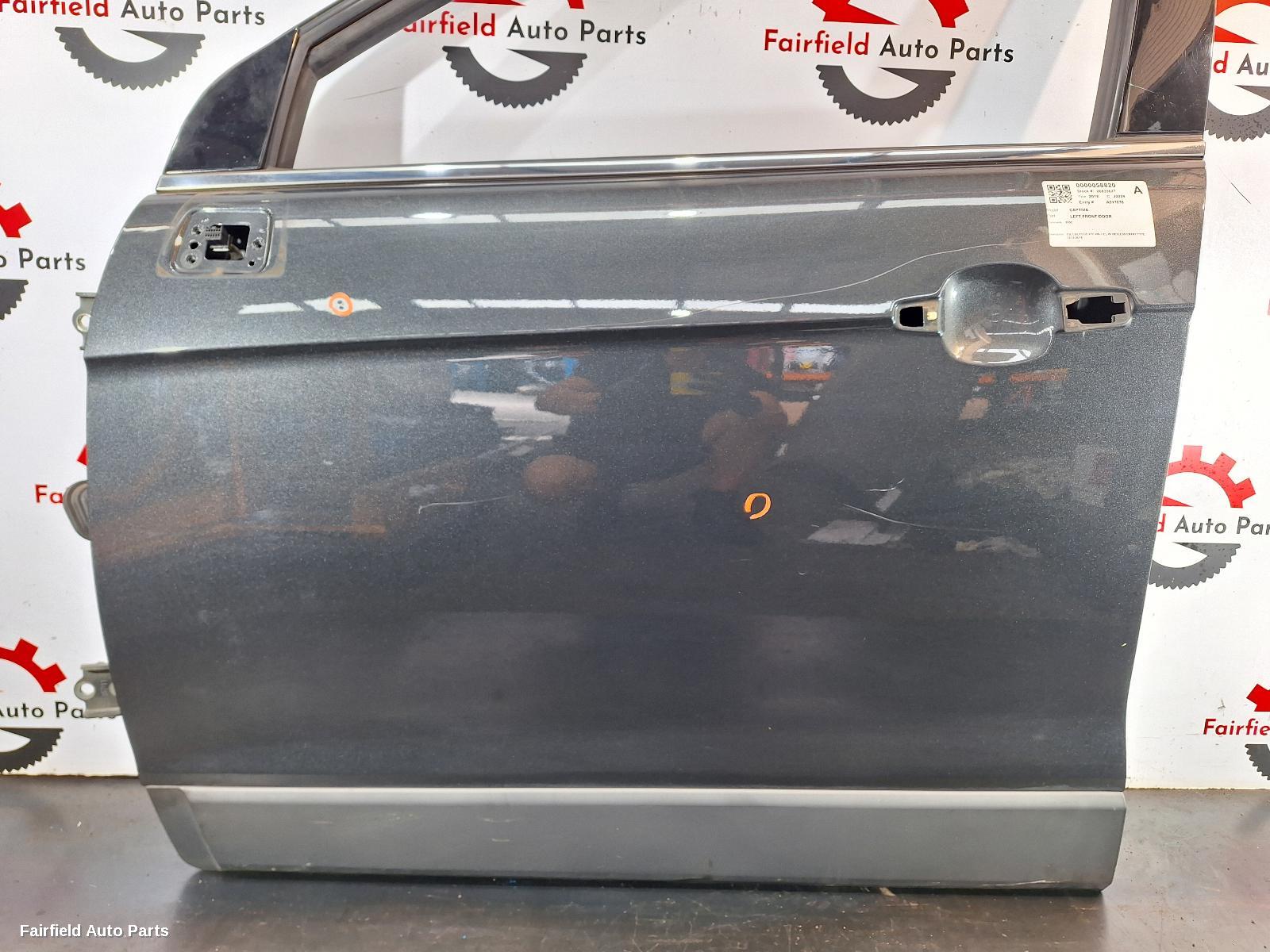 2013-2018 Holden Captiva Left Front Door