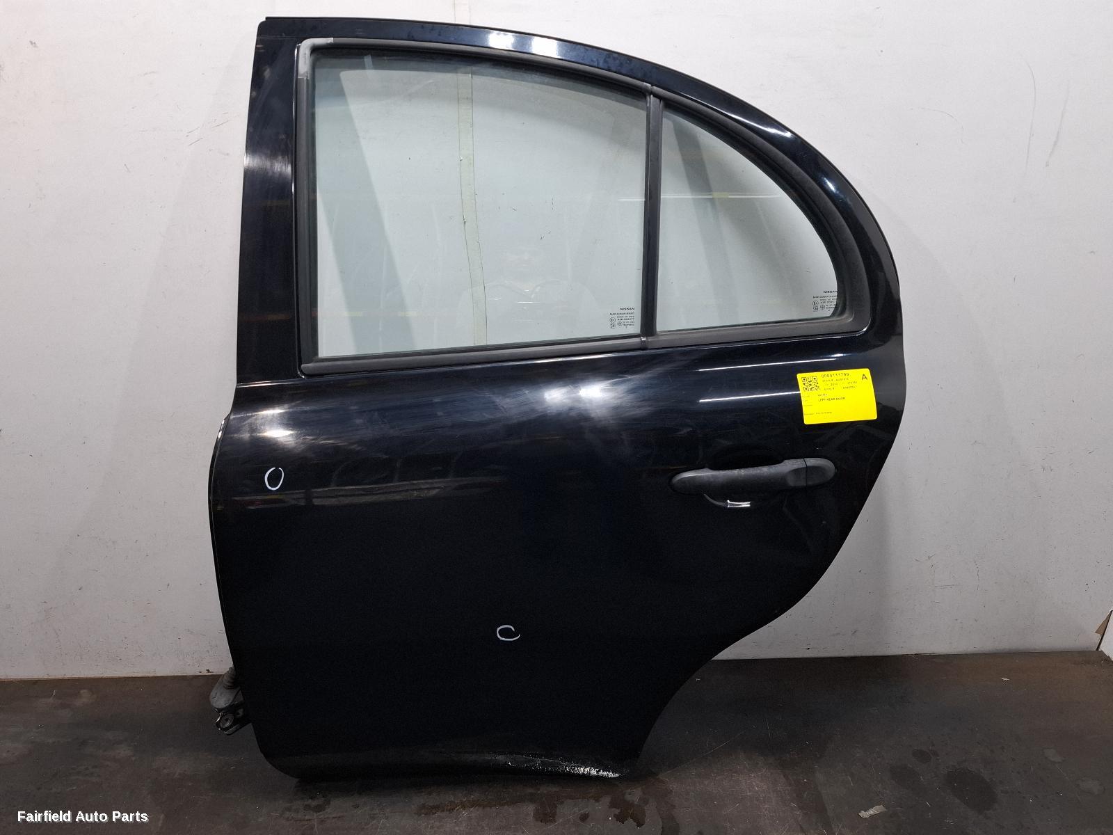 2010-2016 Nissan Micra Left Rear Door Sliding