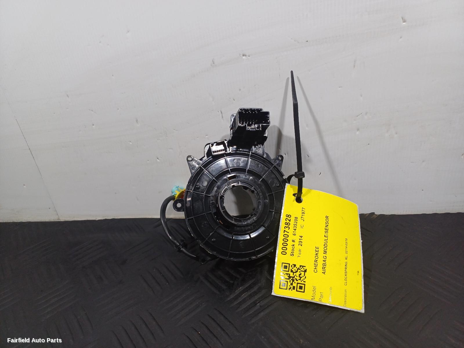 2014-2018 Jeep Cherokee Airbag Module Sensor