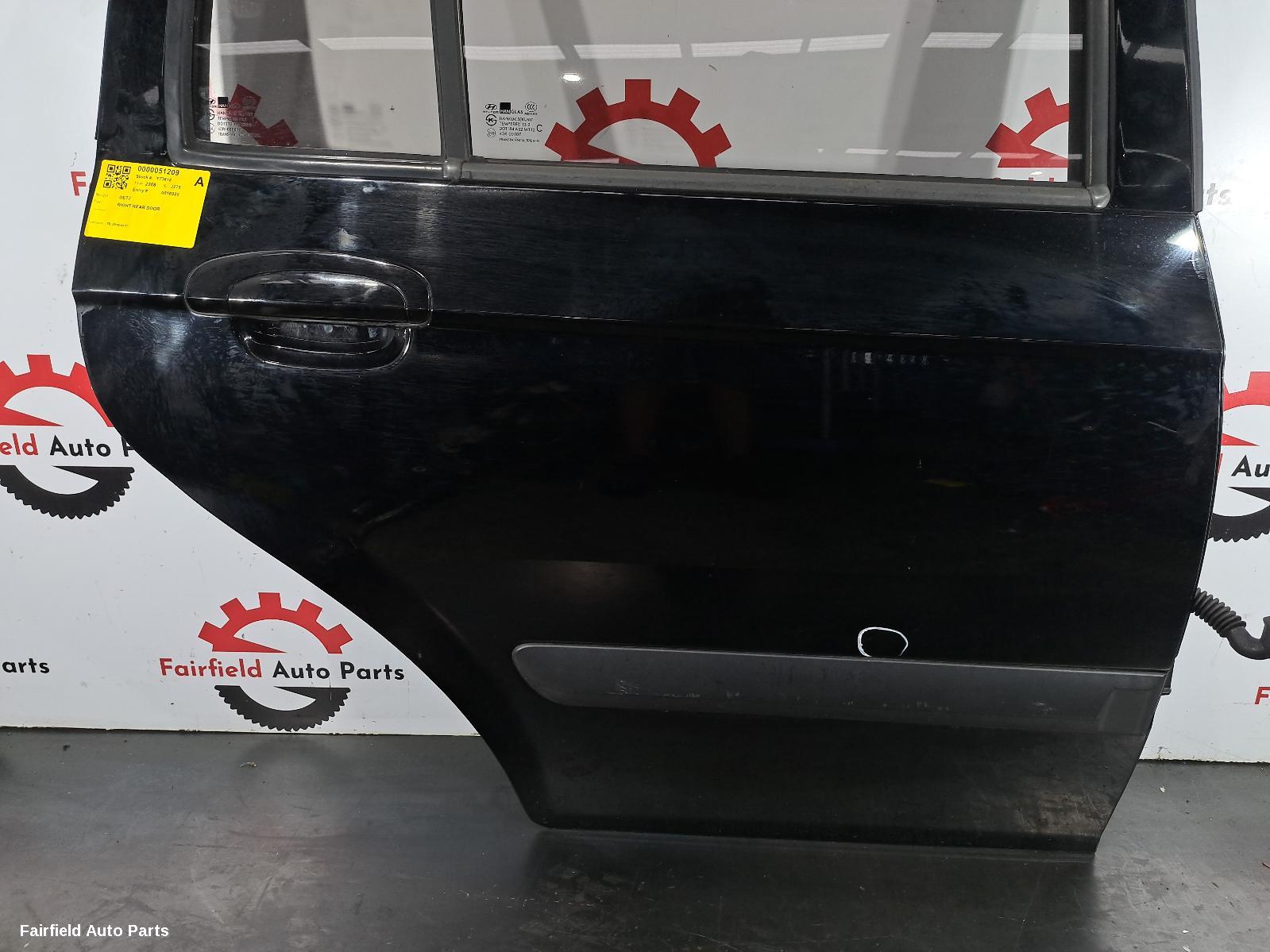 2002-2011 Hyundai Getz Right Rear Door Sliding