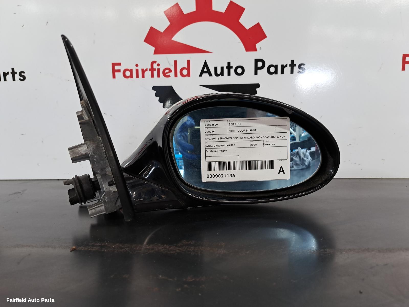 2005-2008 Bmw 3 Series Right Door Mirror