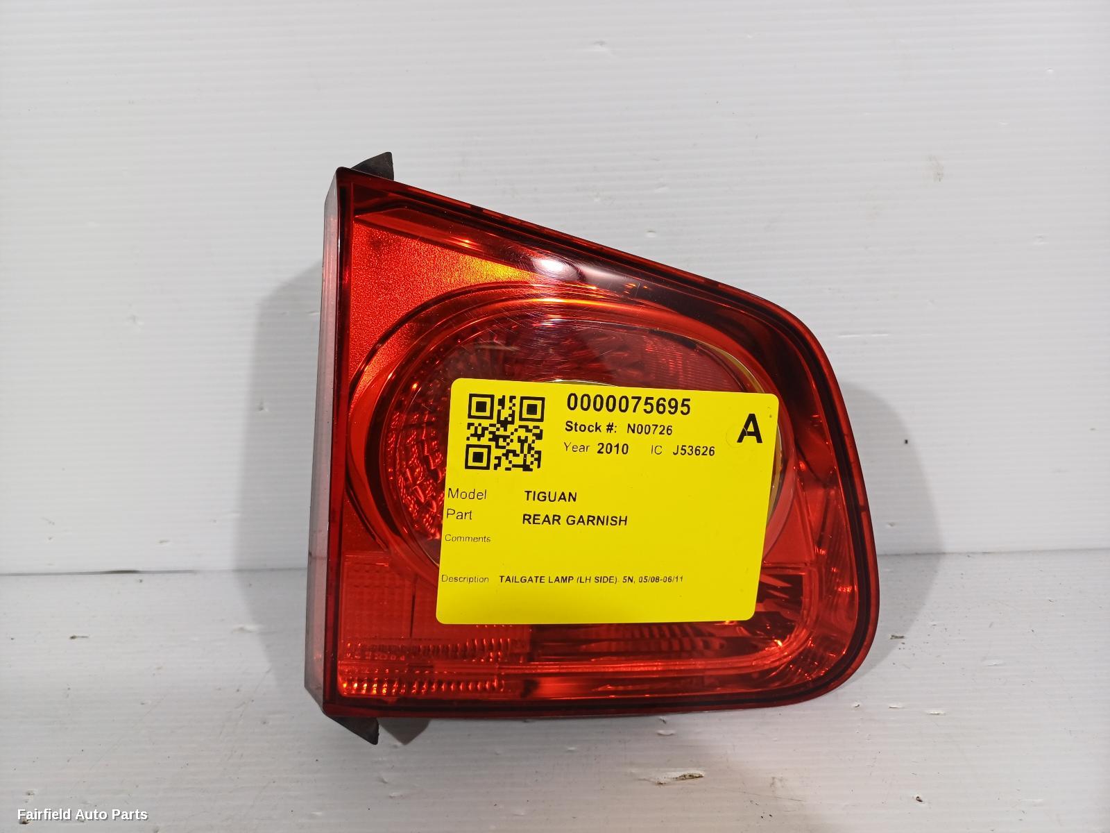 2008-2011 Volkswagen Tiguan Rear Garnish
