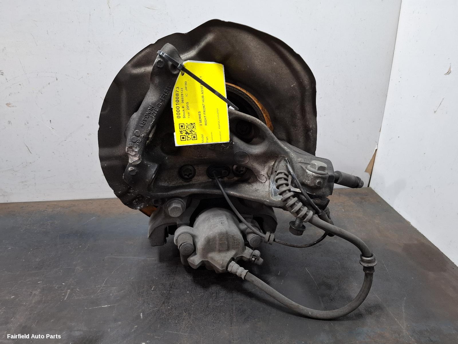 2013-2021 Bmw 2 Series Right Front Hub Assembly
