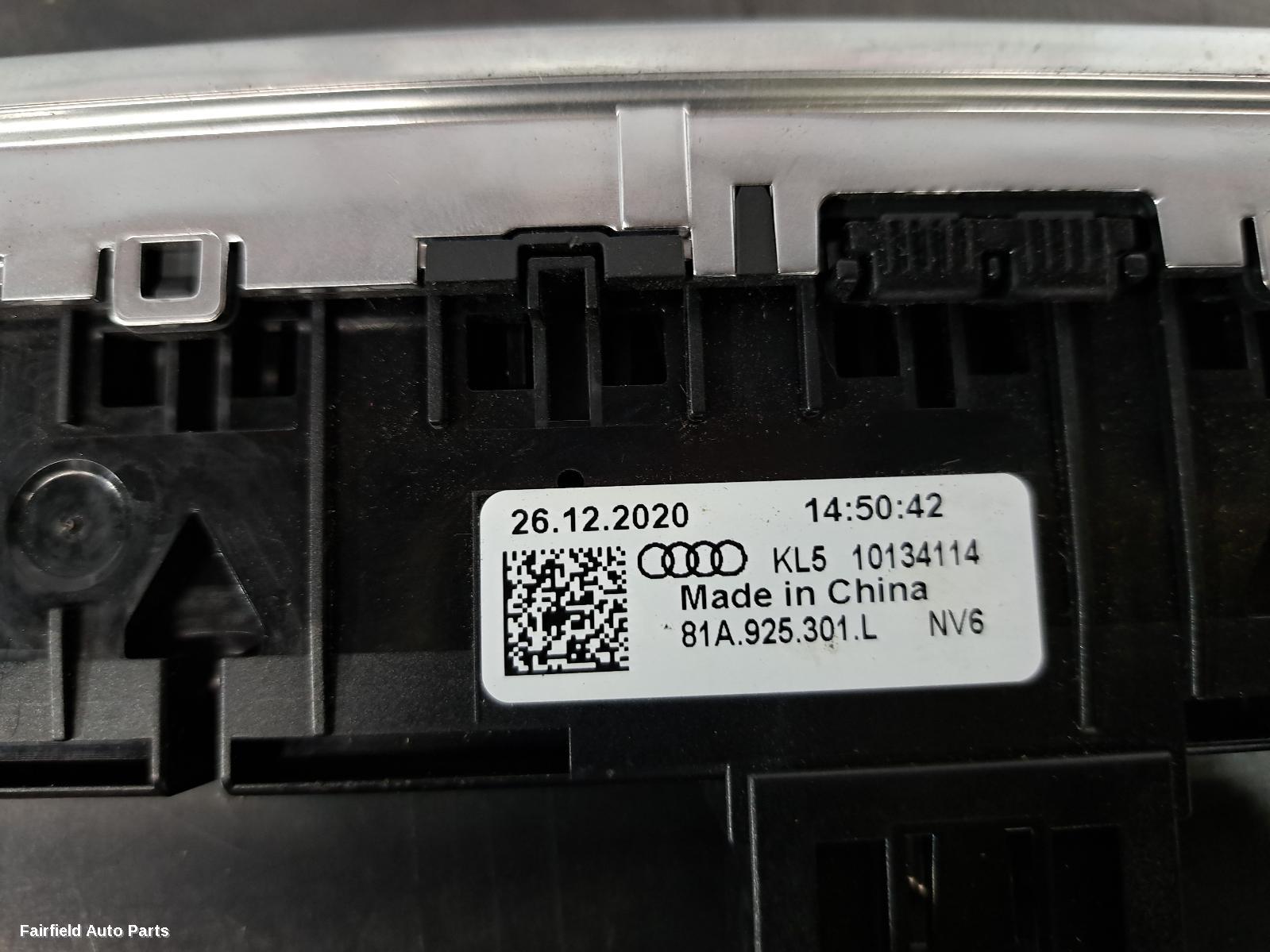 2016-2026 Audi Q2 Misc Switch Relay