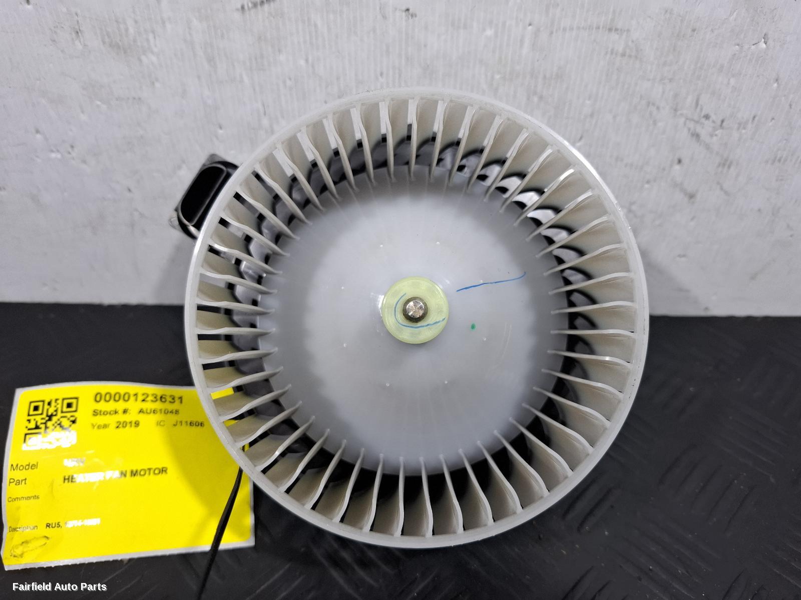 2014-2021 Honda Hrv Heater Fan Motor