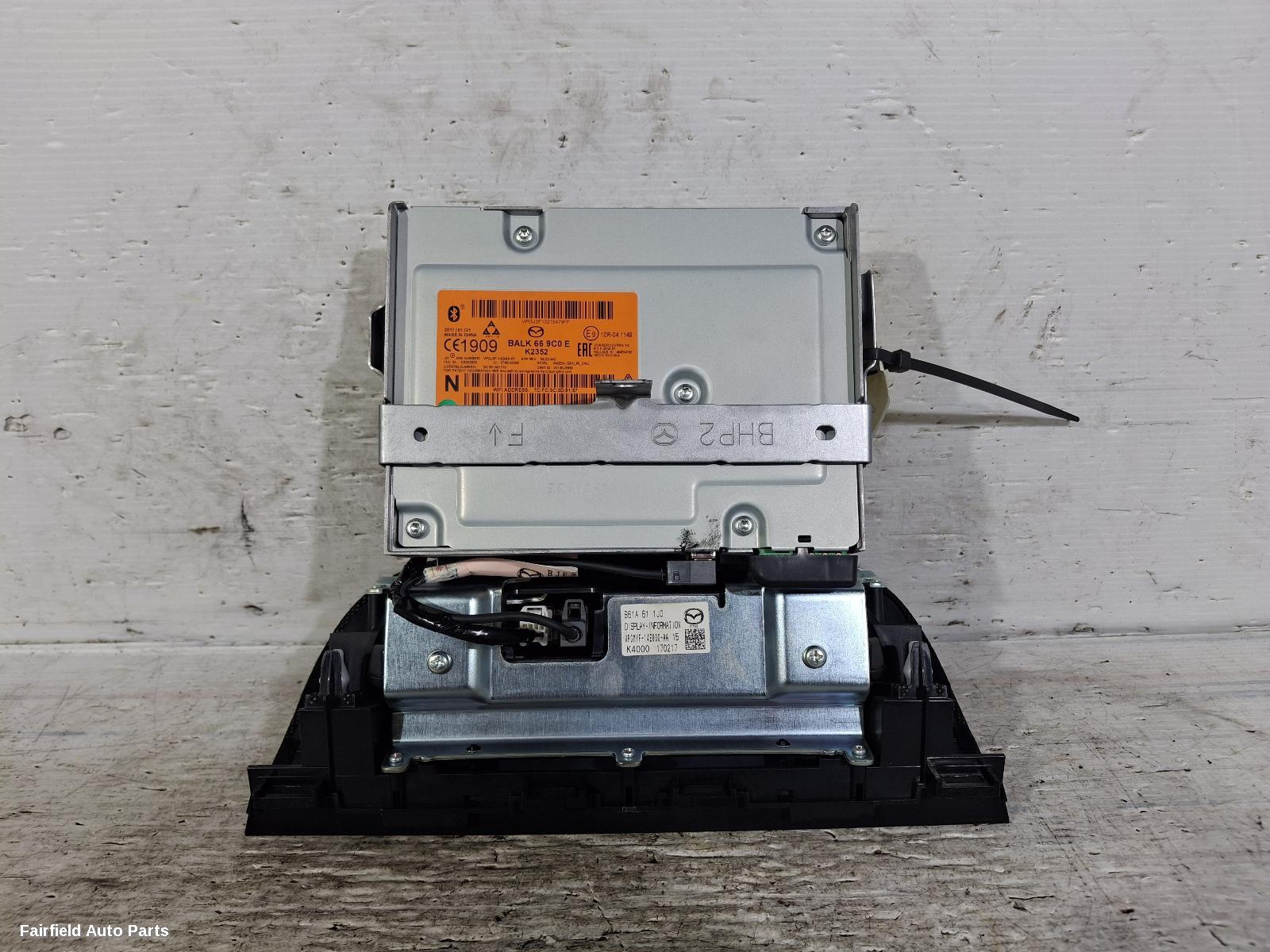 2013-2019 Mazda 3 Radio Cd Dvd Sat Tv