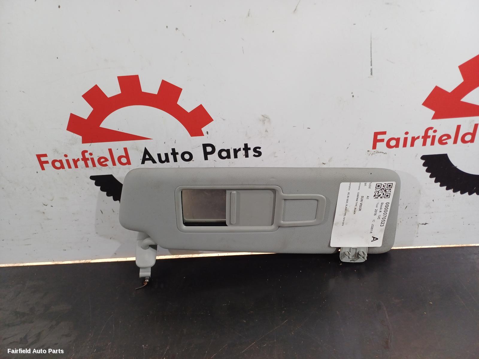 2010-2018 Audi A1 Sunvisor