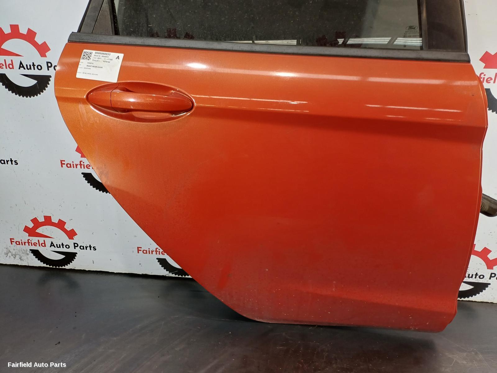 2010-2019 Ford Fiesta Right Rear Door Sliding