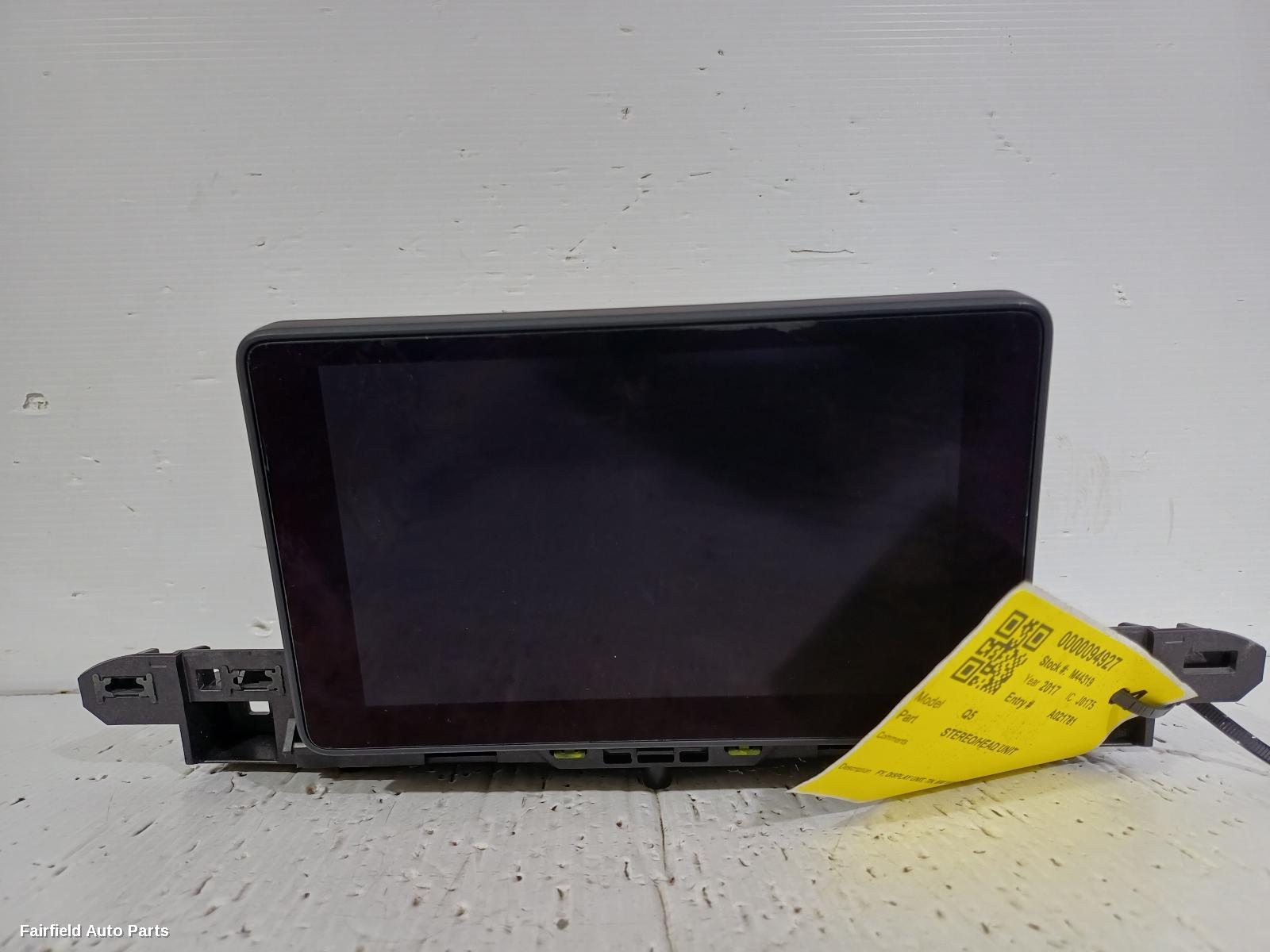 2017-2020 Audi Q5 Radio Cd Dvd Sat Tv