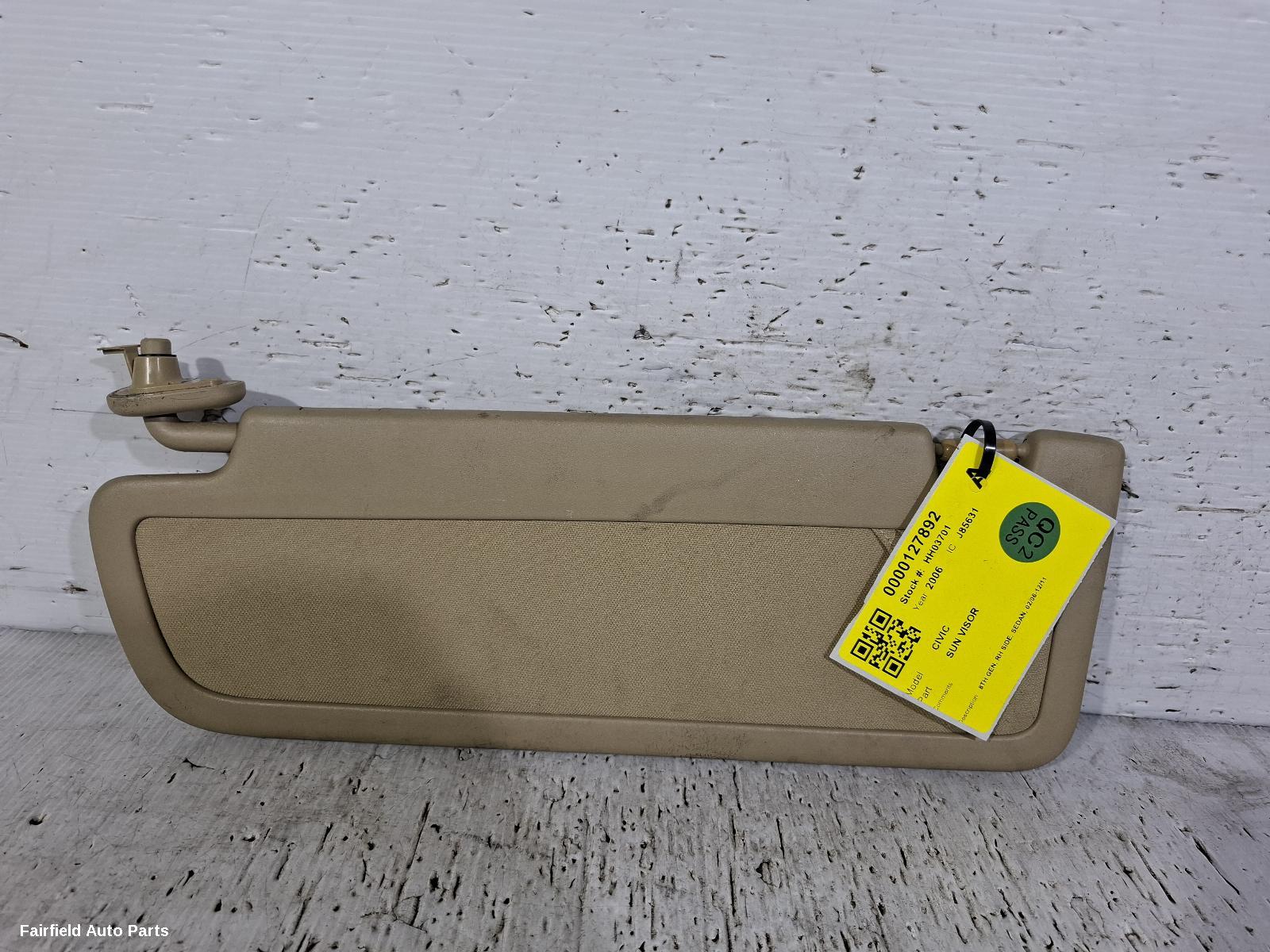 2006-2011 Honda Civic Sunvisor