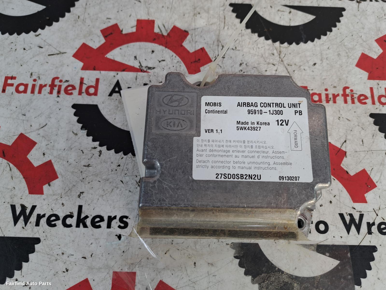 2010-2015 Hyundai I20 Airbag Module Sensor