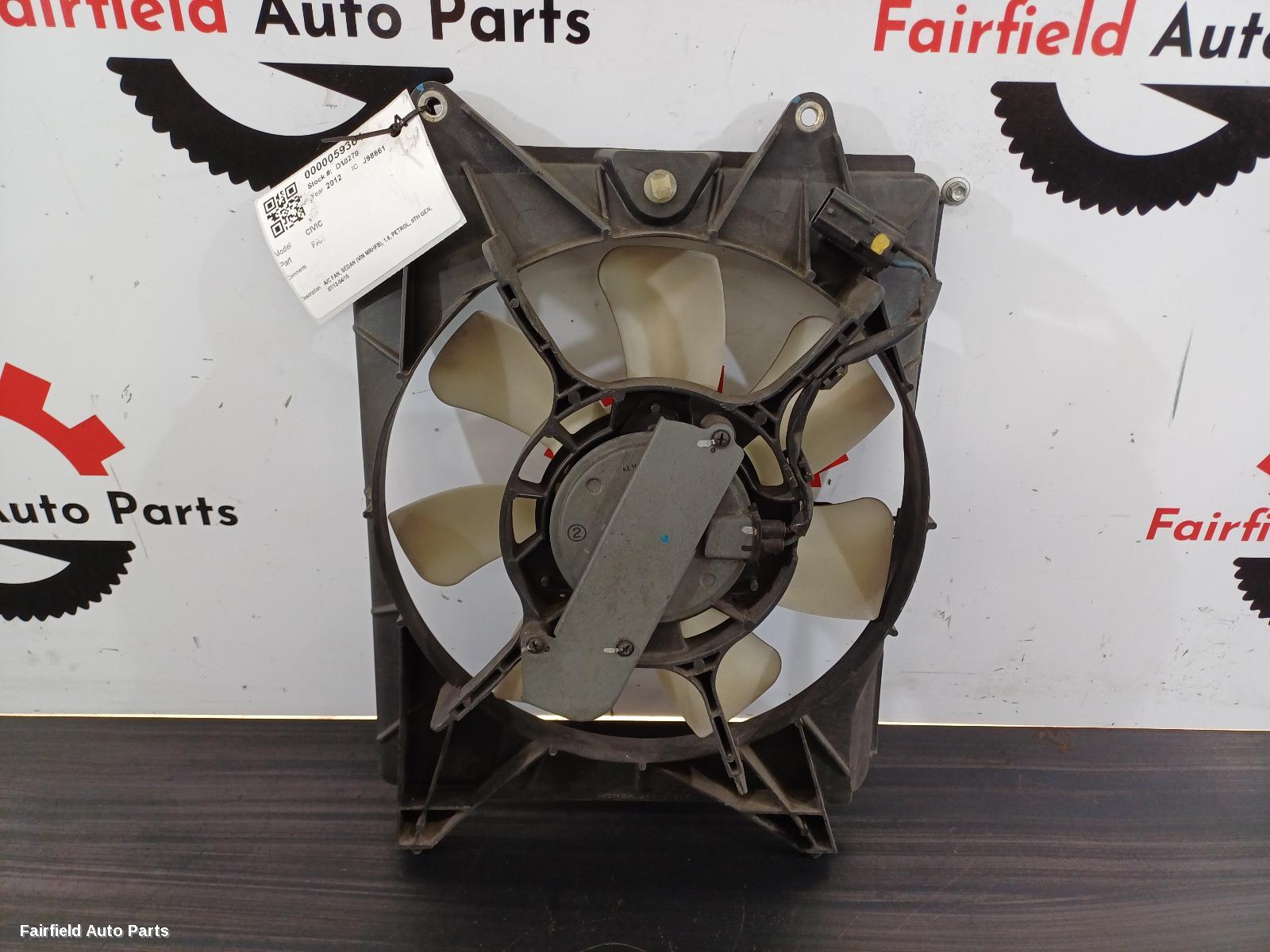 2012-2016 Honda Civic Fan