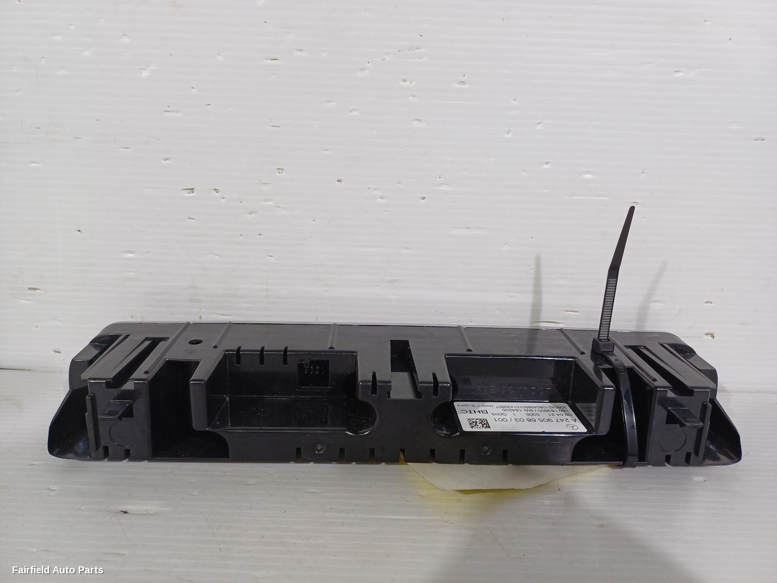 2019-2025 Mercedes Cla Class Heater Ac Controls