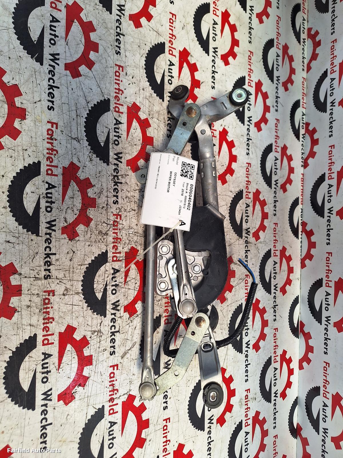 2014-2022 Honda Odyssey Wiper Motor