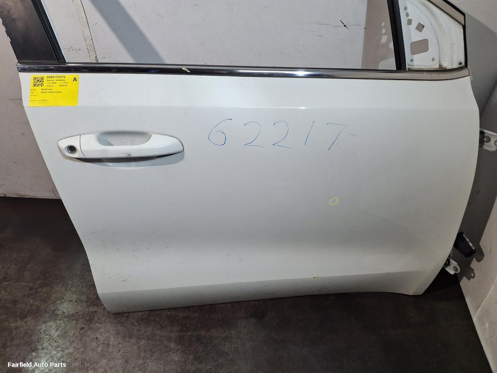 2015-2021 Kia Sportage Right Front Door