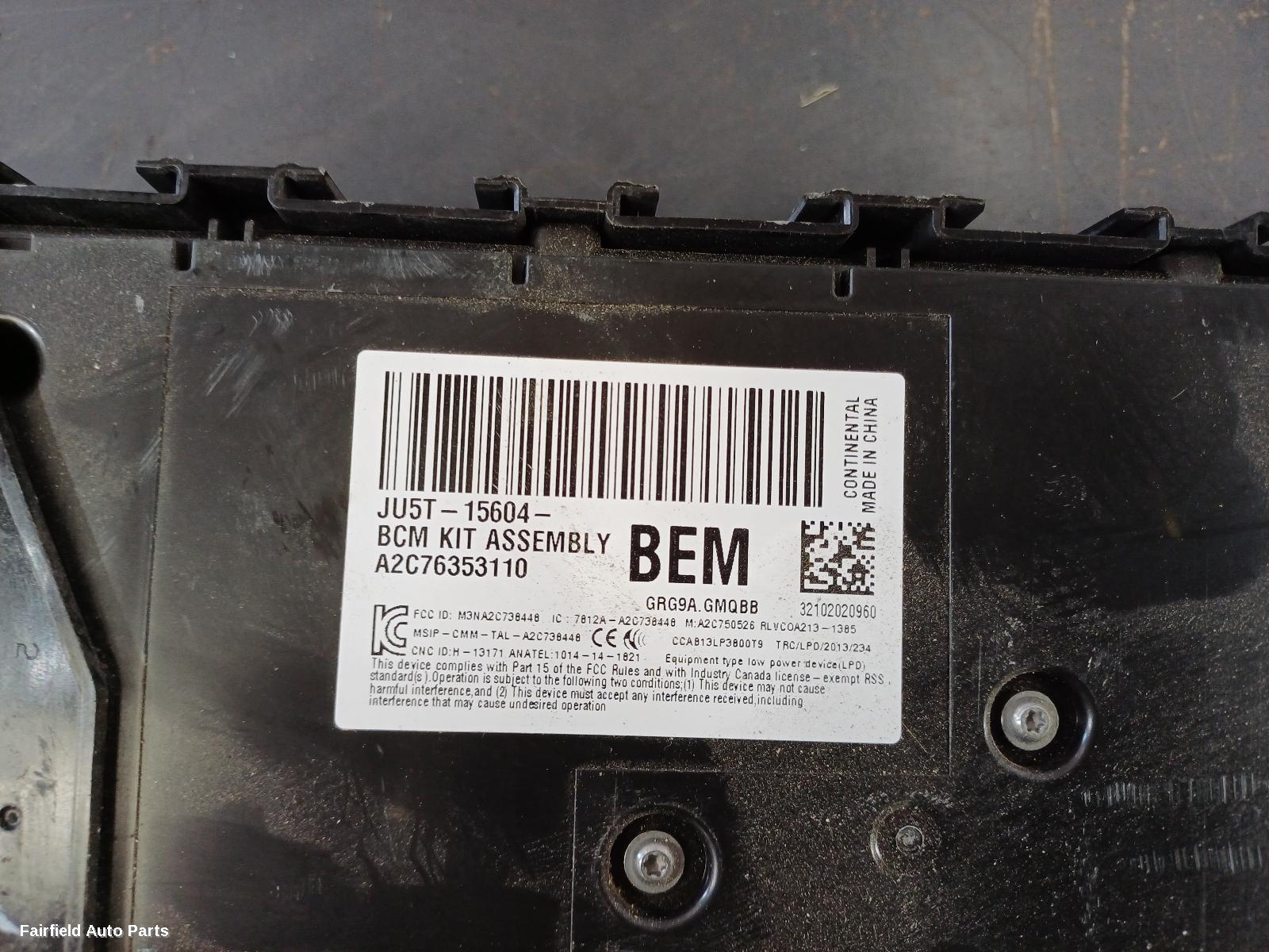 2018-2022 Ford Ranger Ecu