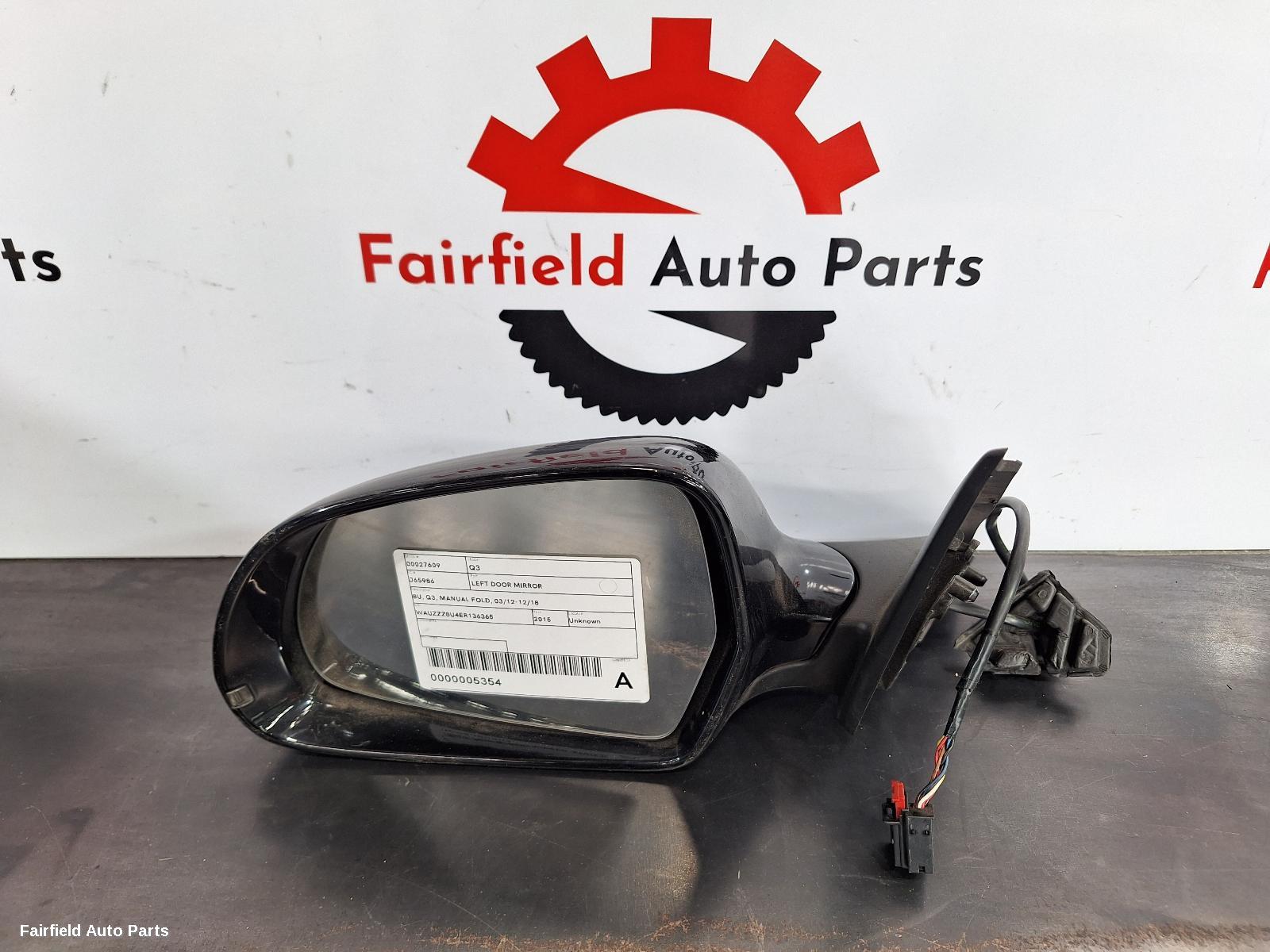 2012-2018 Audi Q3 Left Door Mirror